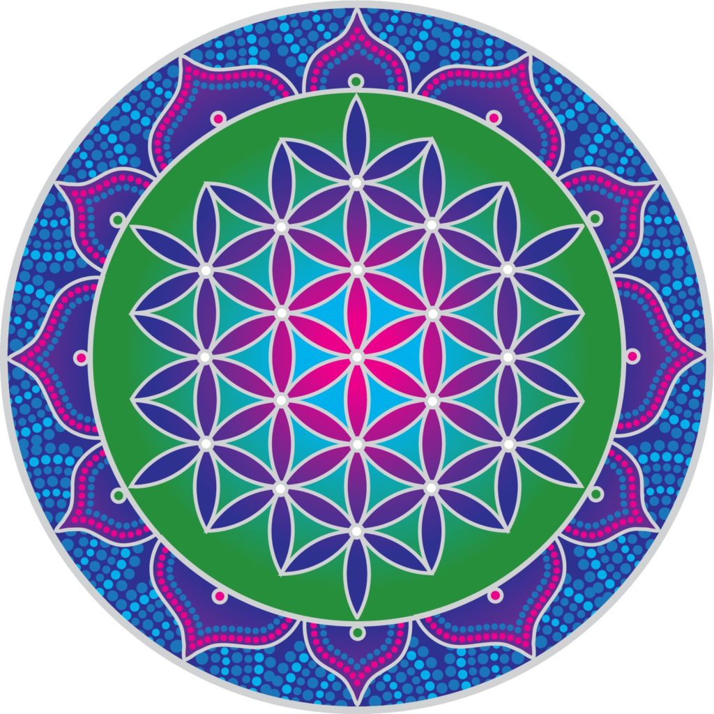 Sacred Flower of Life Sunseal