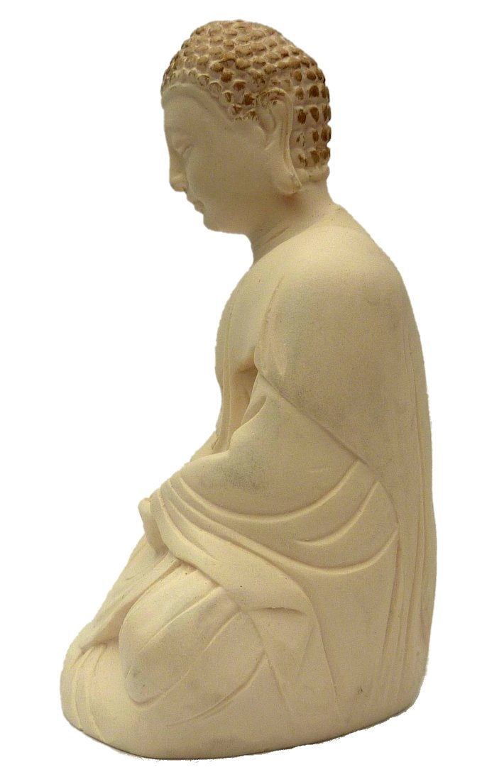 Meditating Buddha Statue - Ivory