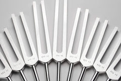 9 Pc Sacred Solfeggio Tuning Fork Set - Unweighted