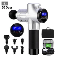 Professional 6 Heads LCD Massage Gun with Bag