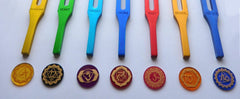 Chakra Tuning Forks with Color Therapy