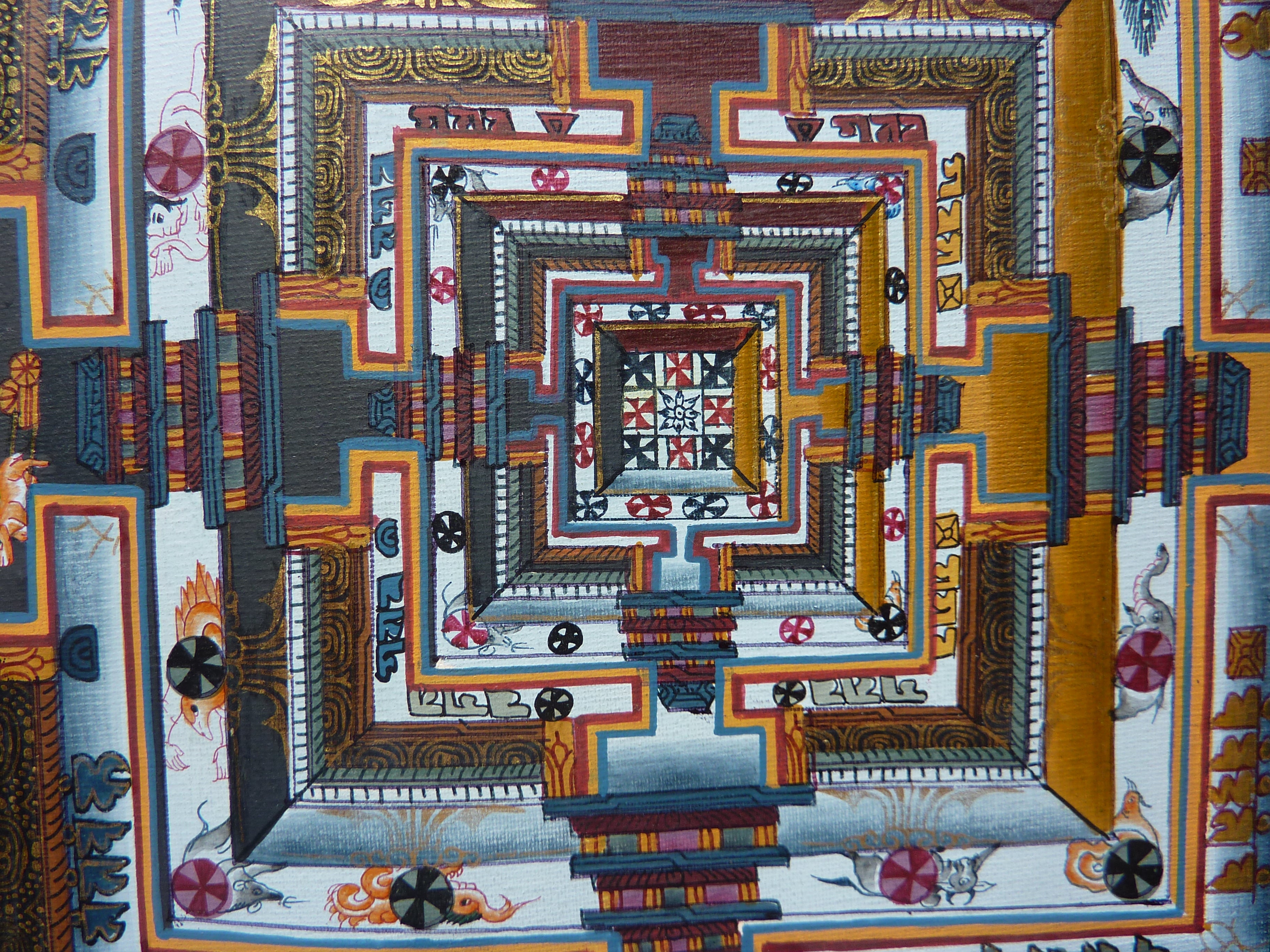 Master Level Kalachakra Mandala - Medium Size