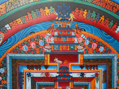 Master Level Kalachakra Mandala - Medium Size