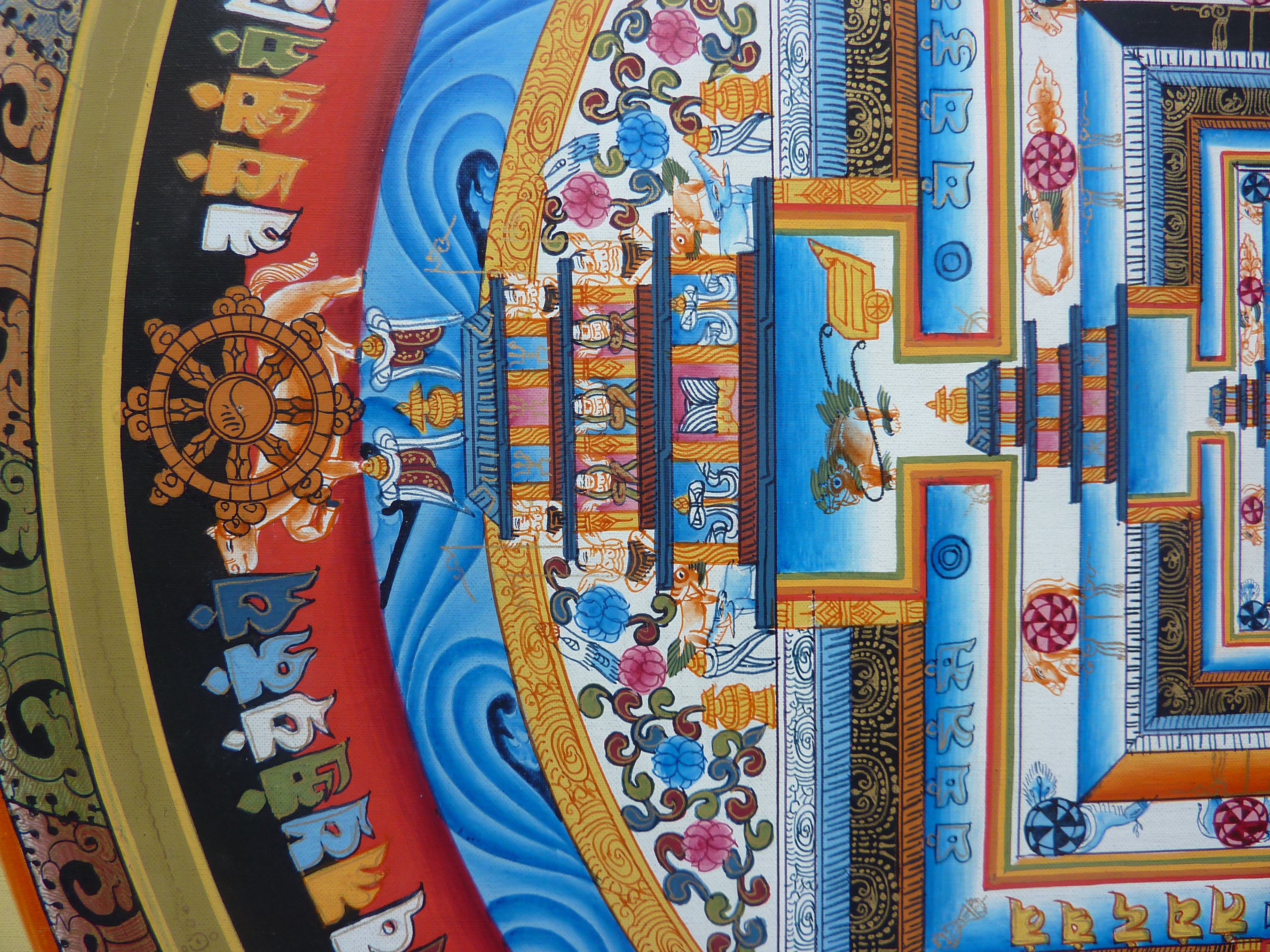 Master Level Kalachakra Mandala - Large Size