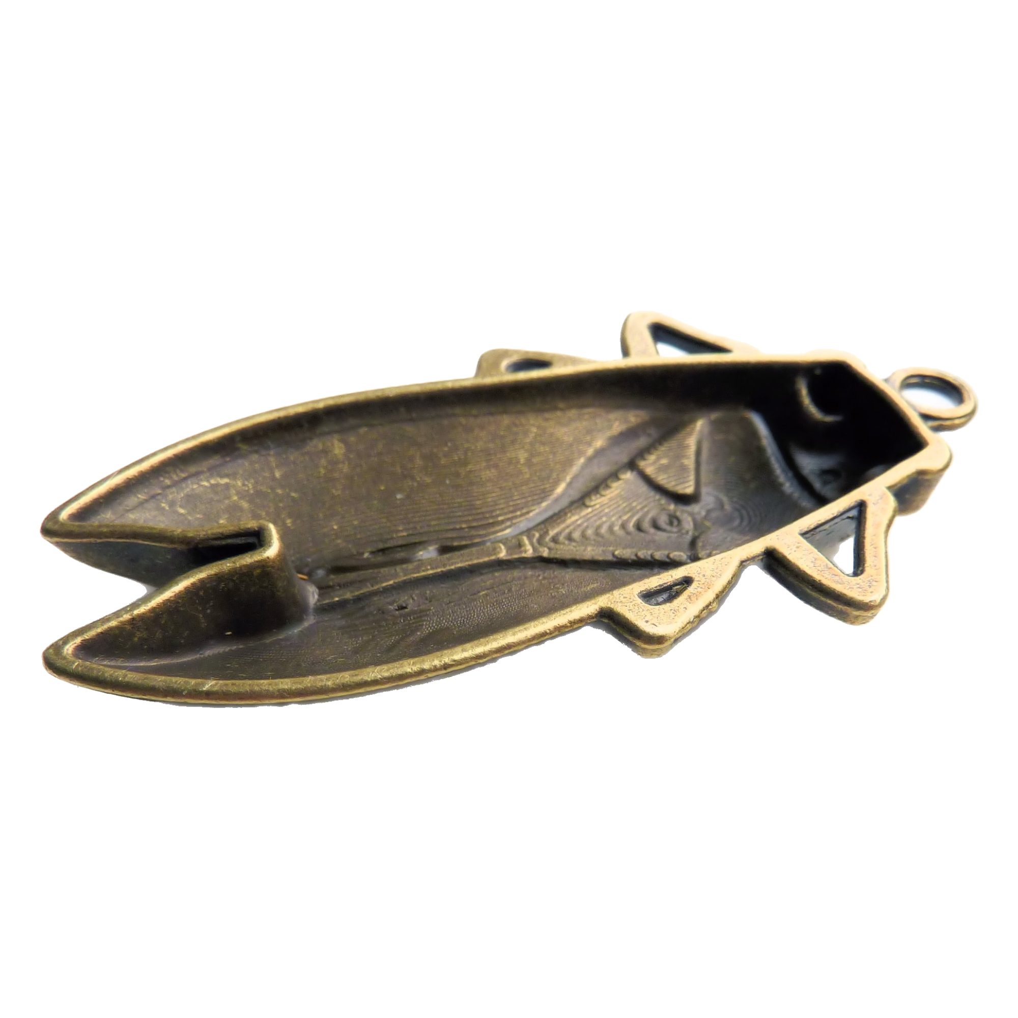 Brass Colored Cicada for Protection