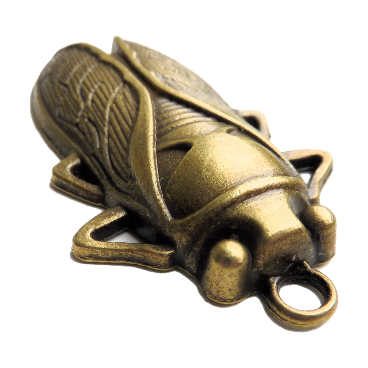 Brass Colored Cicada for Protection