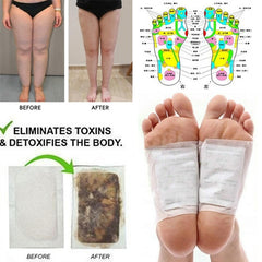 Detox Foot Patches - Box of 10 (5 Pairs)