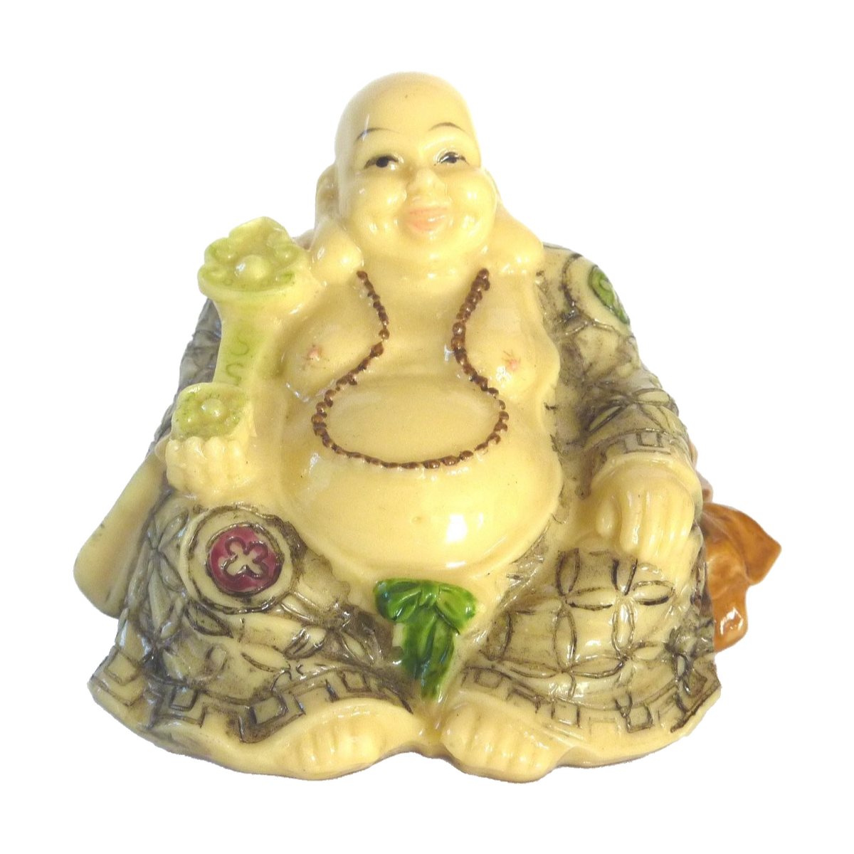 Buddha with Ivory Jade Finish