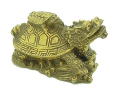 Brass Dragon Tortoise Carrying a Child