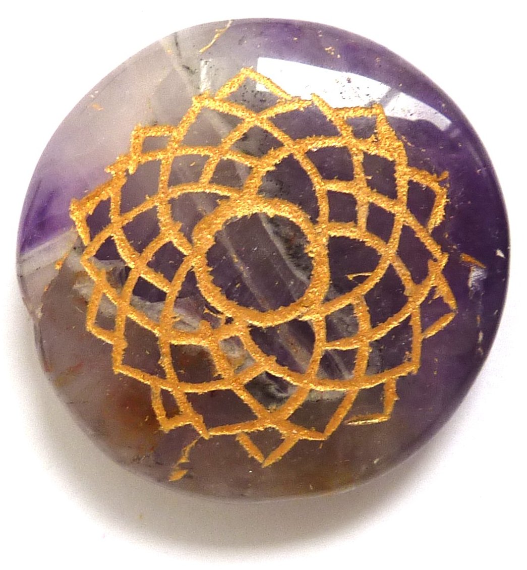 Engraved Chakra Therapy Disc Set