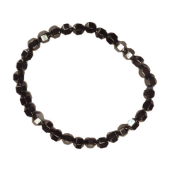 Small Hexagonal Links Non-Magnetic Hematite Bracelet