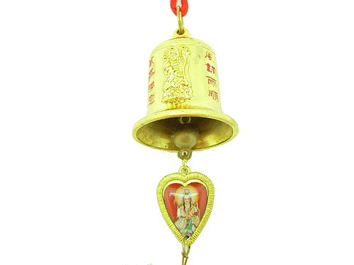 Golden Kuan Yin Bell for Protection