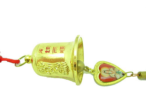 Golden Kuan Yin Bell for Protection