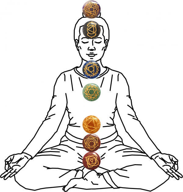 Engraved Chakra Therapy Disc Set