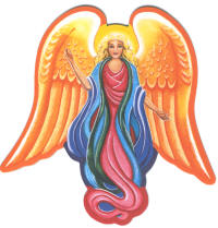 Angel Harmony Fridge Magnet