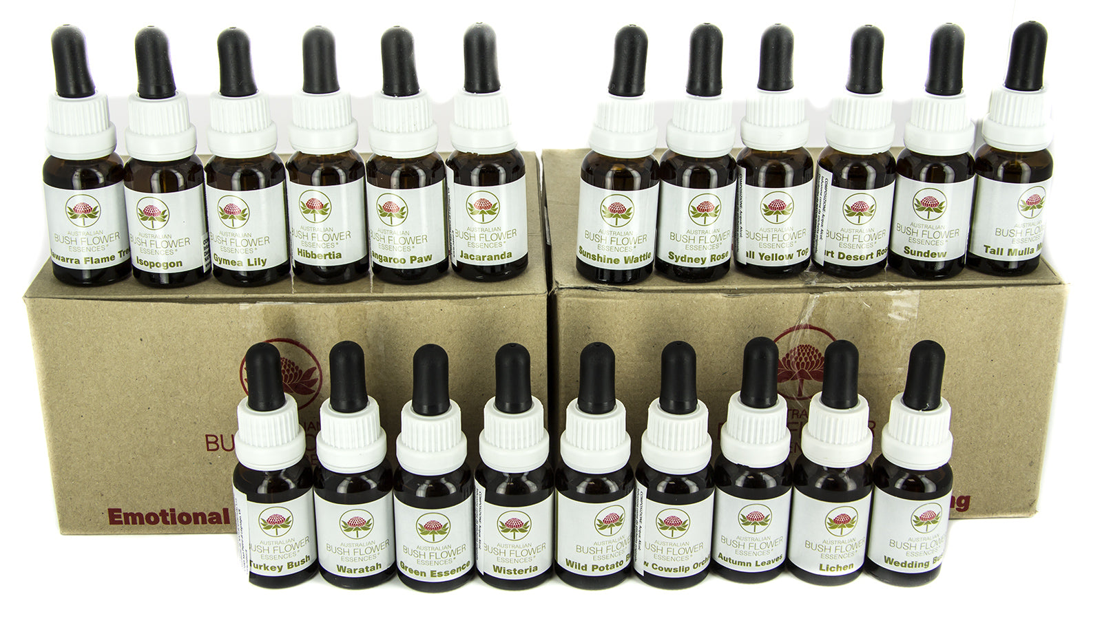 Australian Bush Flower Essences - Complete Set of 69 Stock Bottle Remedies