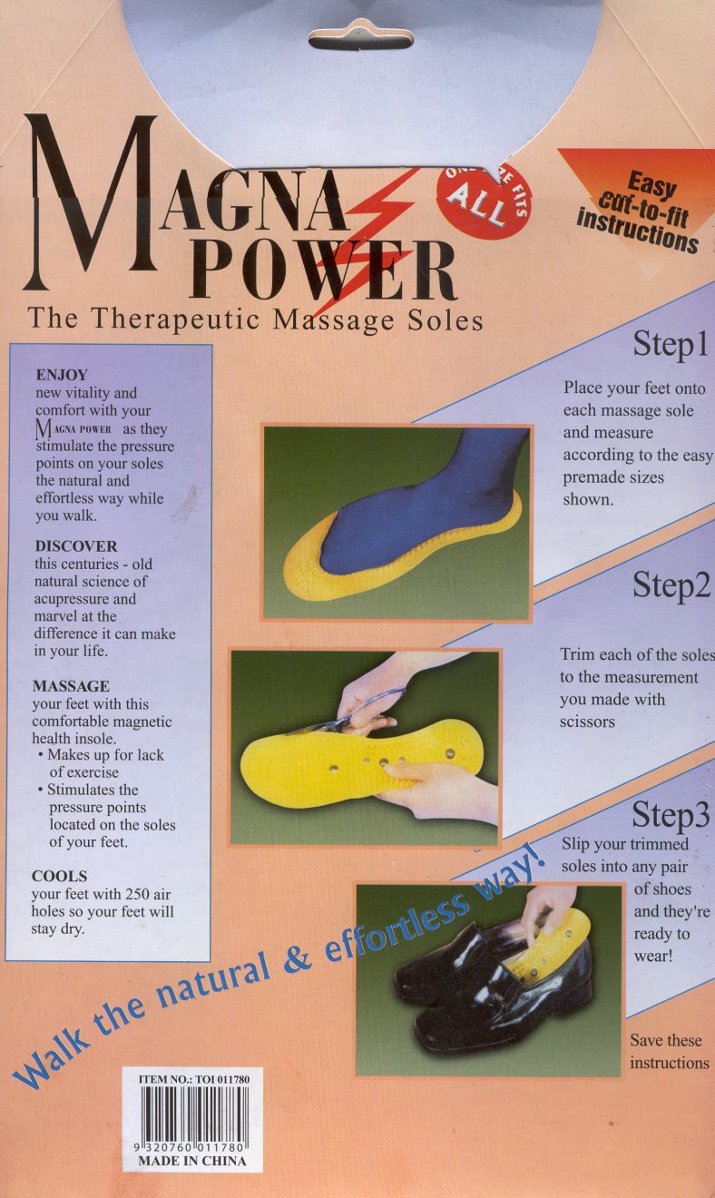 Magna Power Magnetic Massage Soles for Ladies